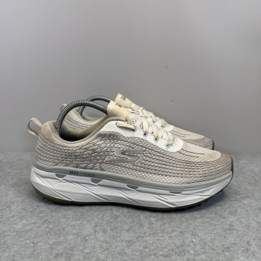Skechers Go Golf Max Cushion Womens Shoes Size 6.5 White Grey Spikeless 123011 - Picture 4 of 10